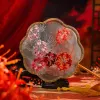 Colorful embroidered folding fans, handcrafted traditional Chinese dance fan decorative ornaments Specification image